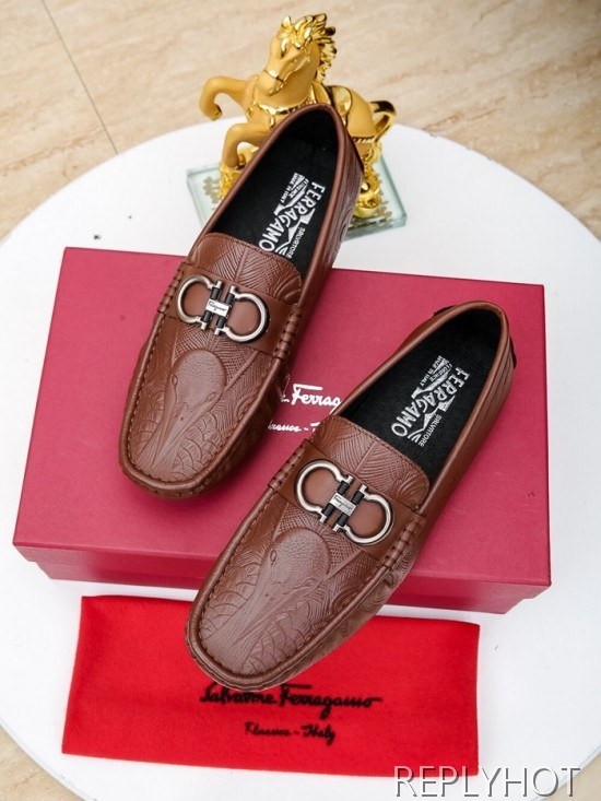 Ferragamo  2020 Mens Leather Loafer