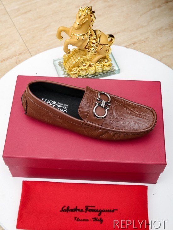 Ferragamo  2020 Mens Leather Loafer