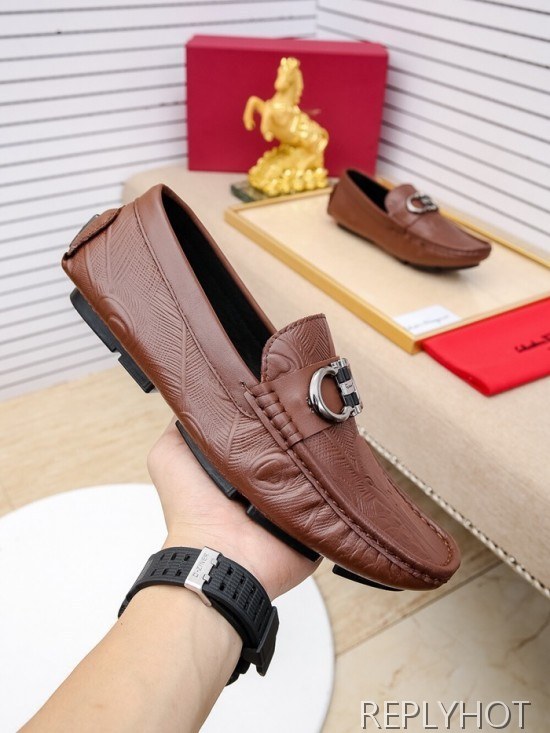 Ferragamo  2020 Mens Leather Loafer
