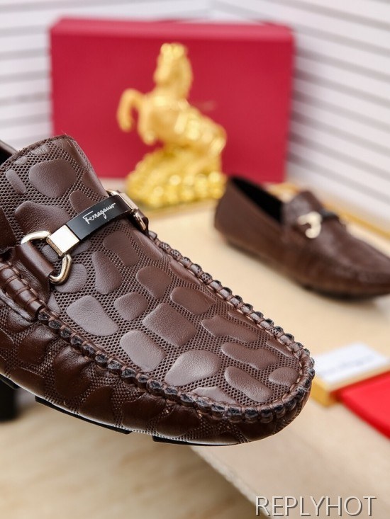 Ferragamo  2020 Mens Leather Loafer