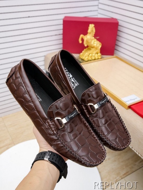 Ferragamo  2020 Mens Leather Loafer