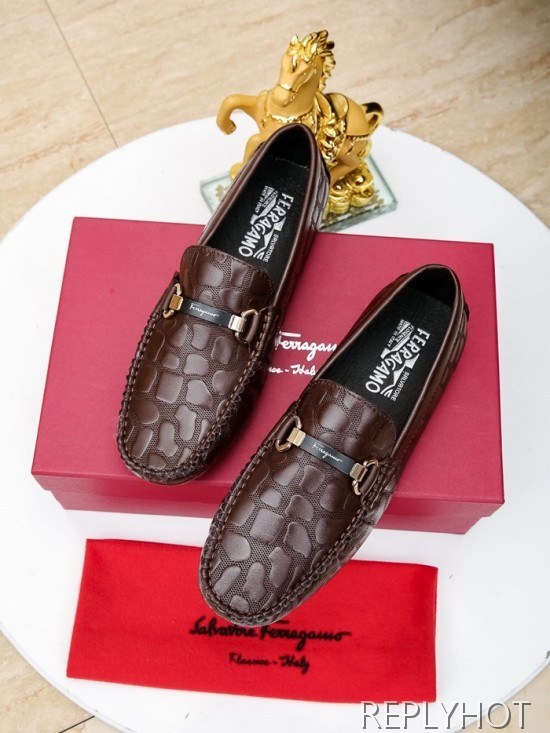 Ferragamo  2020 Mens Leather Loafer