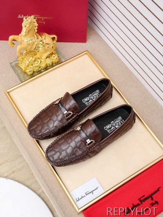 Ferragamo  2020 Mens Leather Loafer
