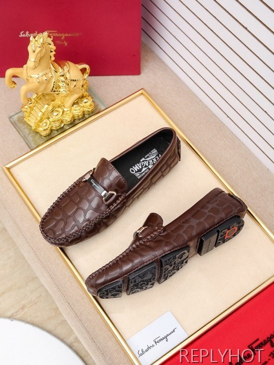 Ferragamo  2020 Mens Leather Loafer