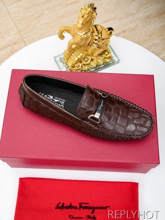 Ferragamo  2020 Mens Leather Loafer