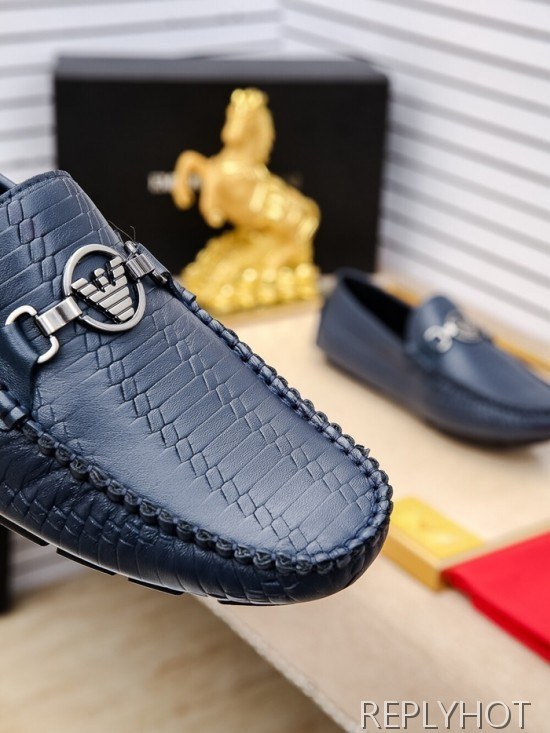 Armani 2020 Mens Leather Loafer