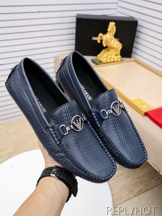 Armani 2020 Mens Leather Loafer