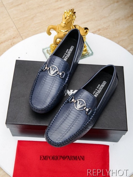 Armani 2020 Mens Leather Loafer