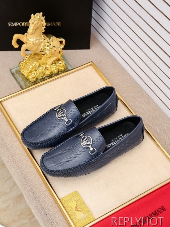 Armani 2020 Mens Leather Loafer
