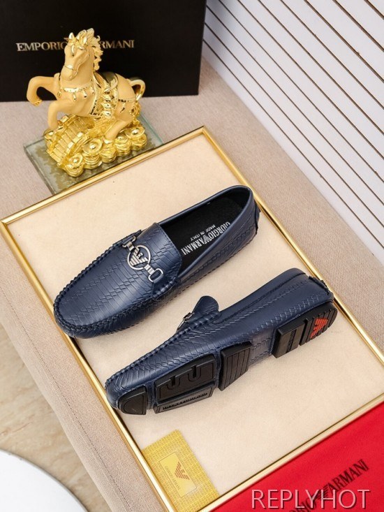 Armani 2020 Mens Leather Loafer