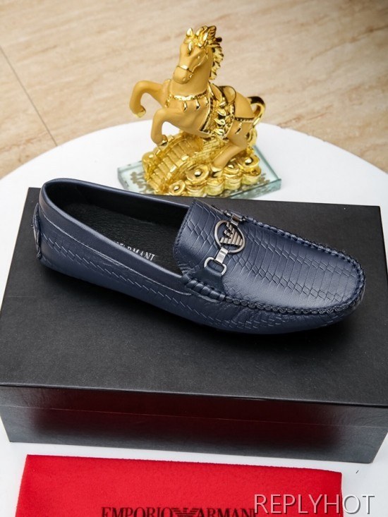Armani 2020 Mens Leather Loafer
