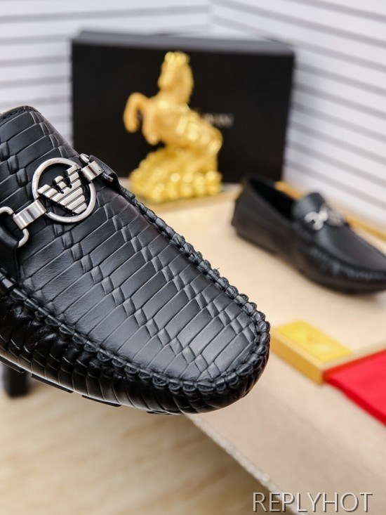 Armani 2020 Mens Leather Loafer