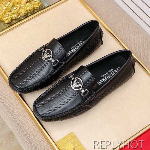Armani 2020 Mens Leather Loafer