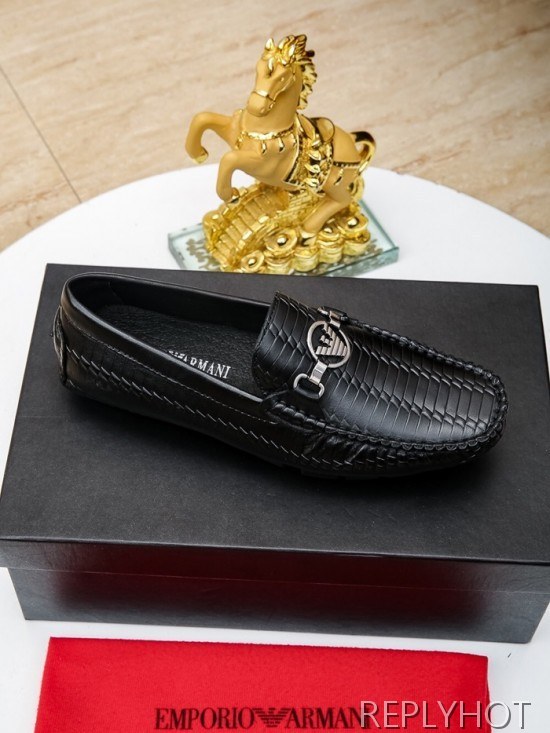 Armani 2020 Mens Leather Loafer
