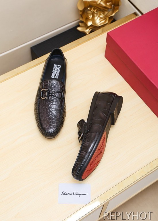 Ferragamo  2020 Mens Leather Loafer