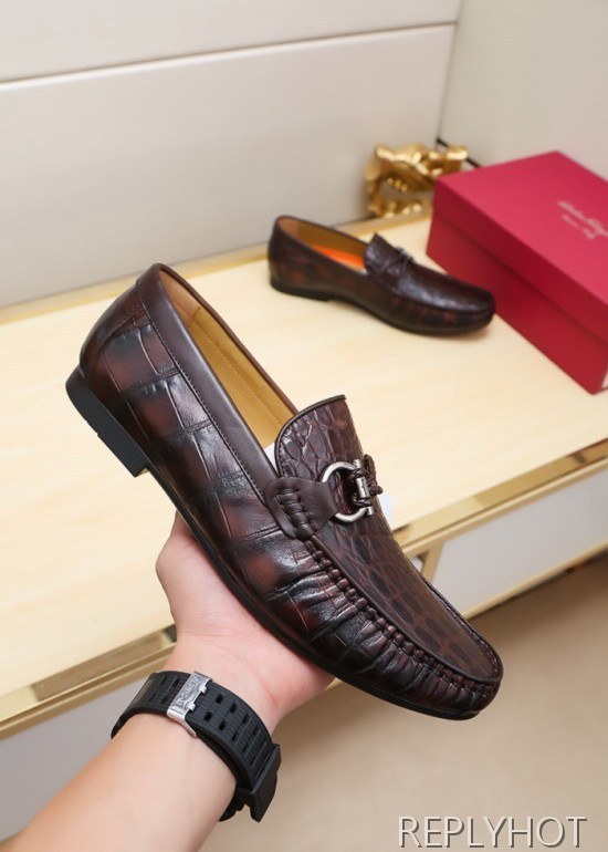 Ferragamo  2020 Mens Leather Loafer
