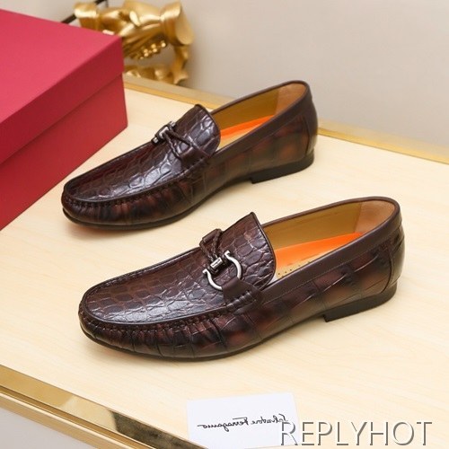 Ferragamo  2020 Mens Leather Loafer