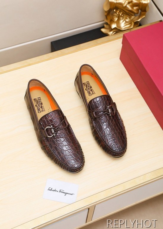 Ferragamo  2020 Mens Leather Loafer