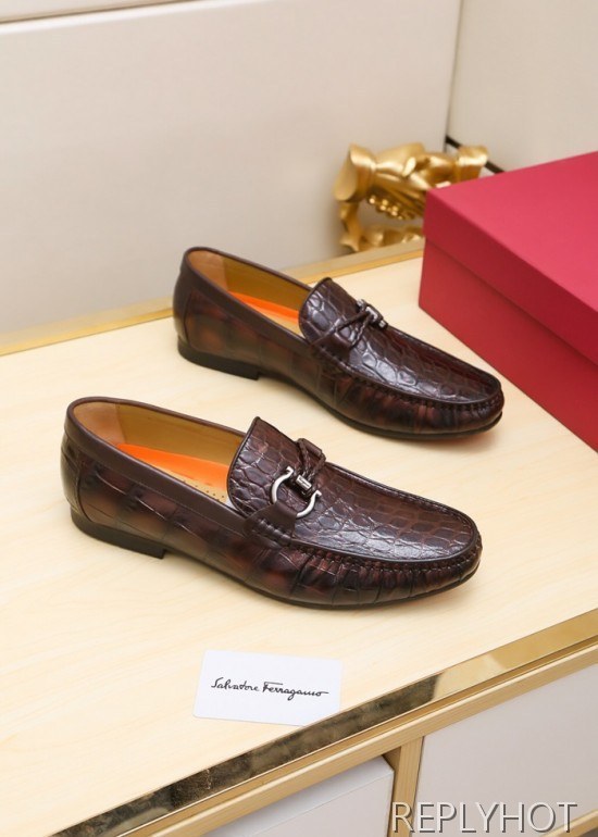 Ferragamo  2020 Mens Leather Loafer