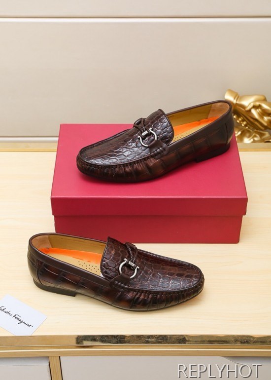 Ferragamo  2020 Mens Leather Loafer