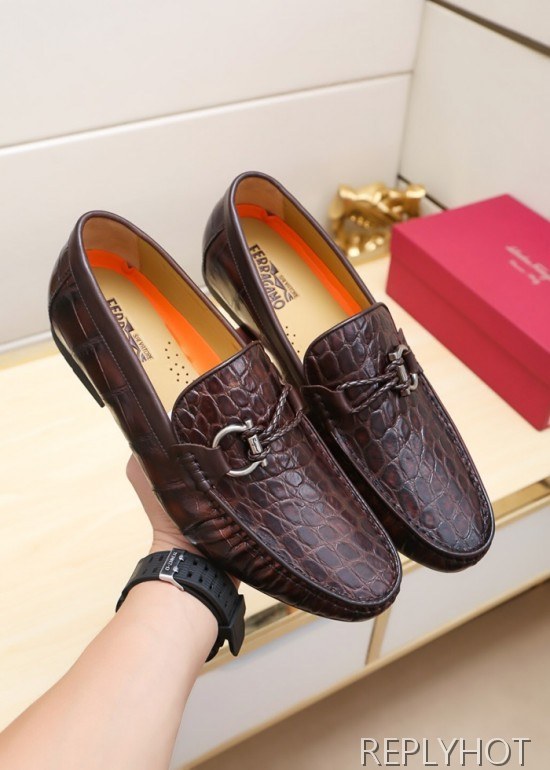 Ferragamo  2020 Mens Leather Loafer