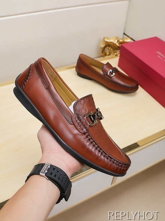 Ferragamo  2020 Mens Leather Loafer
