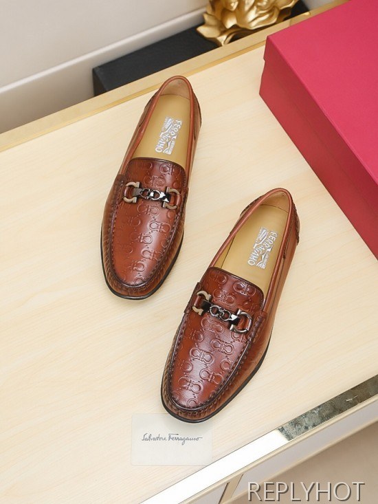 Ferragamo  2020 Mens Leather Loafer