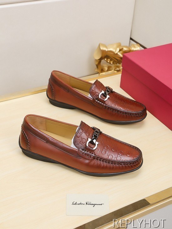 Ferragamo  2020 Mens Leather Loafer