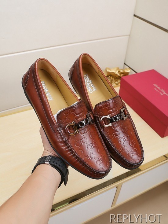 Ferragamo  2020 Mens Leather Loafer