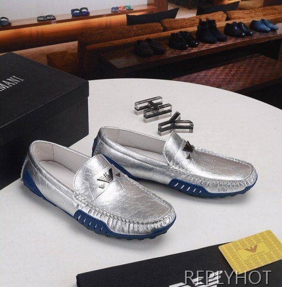 Armani 2020 Mens Leather Loafer