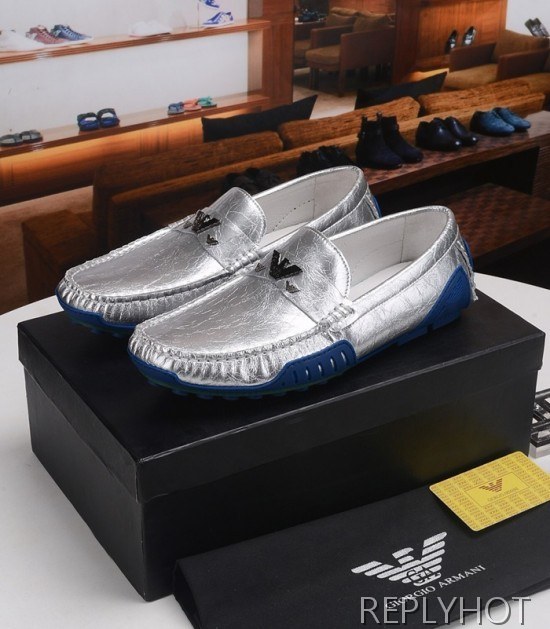 Armani 2020 Mens Leather Loafer