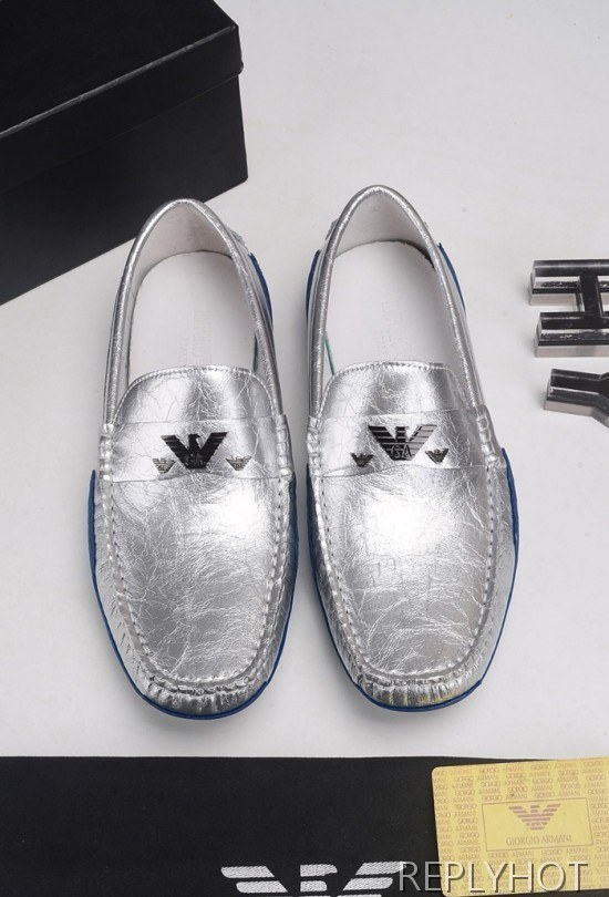 Armani 2020 Mens Leather Loafer