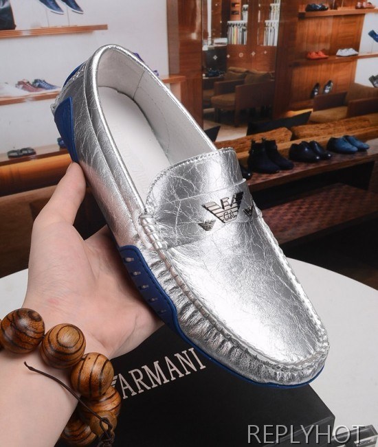 Armani 2020 Mens Leather Loafer