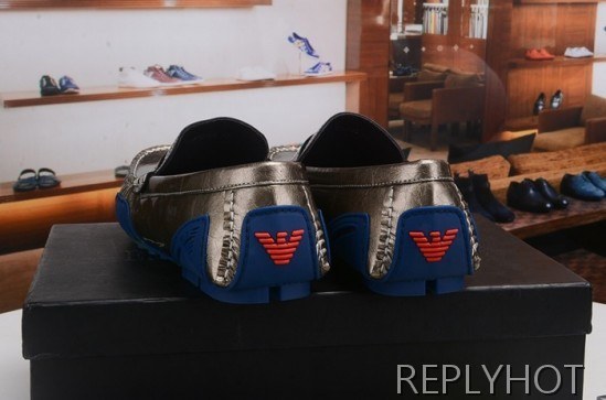 Armani 2020 Mens Leather Loafer