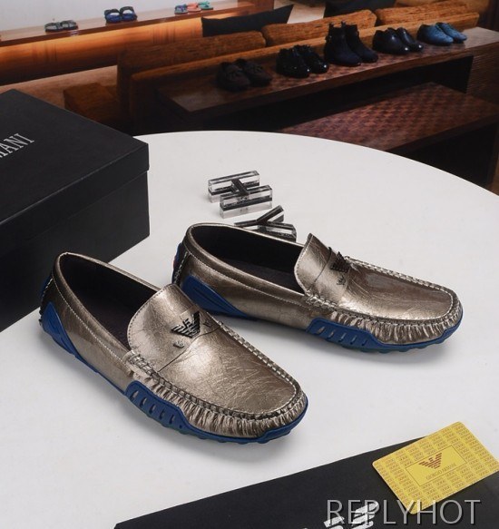 Armani 2020 Mens Leather Loafer