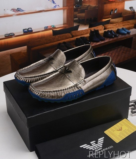 Armani 2020 Mens Leather Loafer