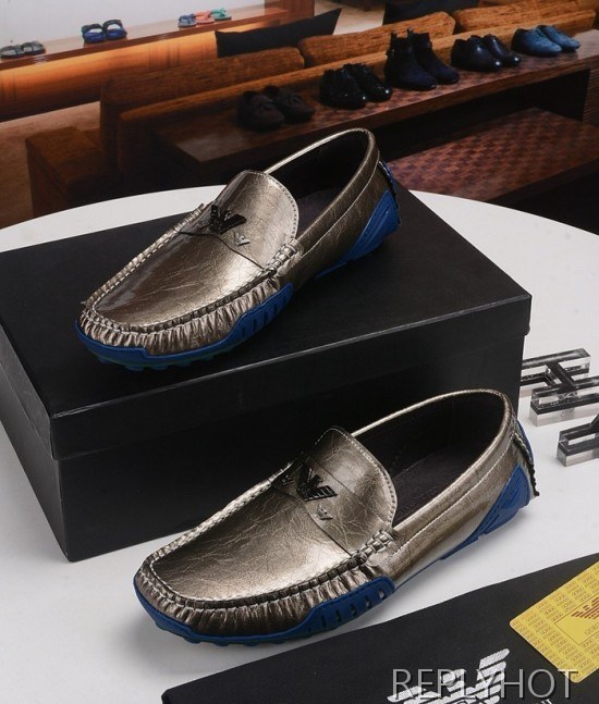 Armani 2020 Mens Leather Loafer