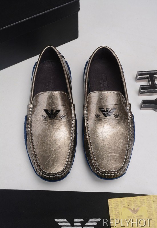 Armani 2020 Mens Leather Loafer