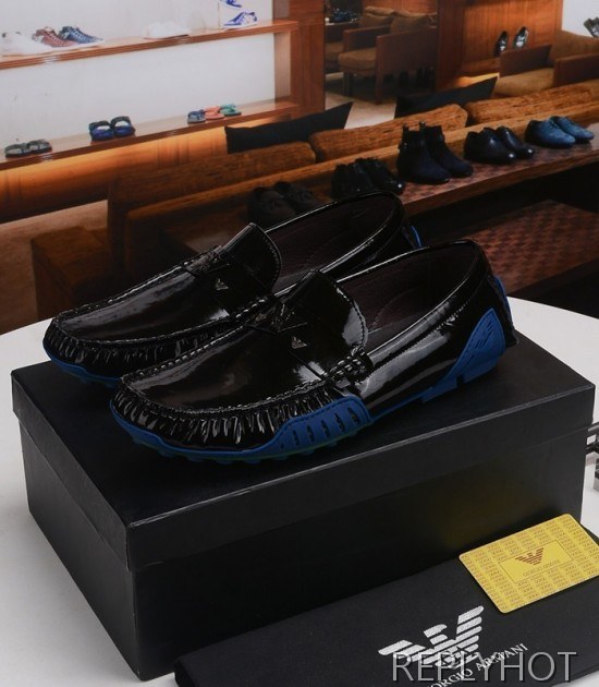 Armani 2020 Mens Leather Loafer