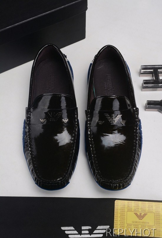 Armani 2020 Mens Leather Loafer