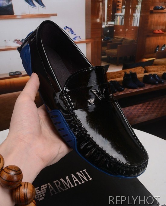 Armani 2020 Mens Leather Loafer