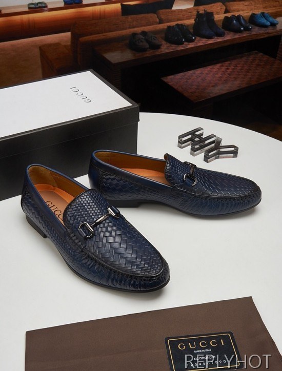 Gucci 2020 Mens Leather Loafer