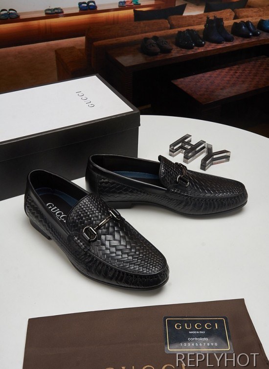 Gucci 2020 Mens Leather Loafer