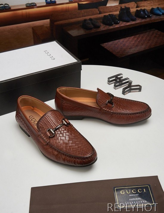 Gucci 2020 Mens Leather Loafer