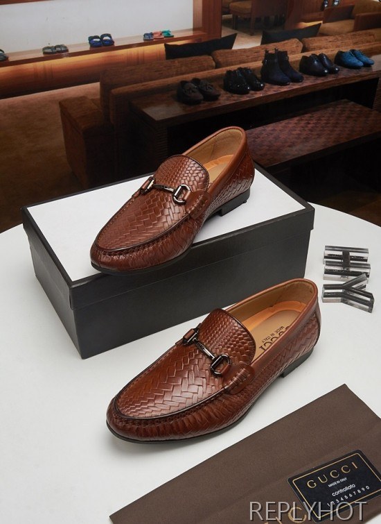 Gucci 2020 Mens Leather Loafer