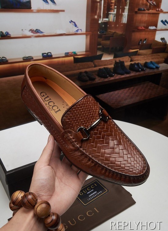 Gucci 2020 Mens Leather Loafer