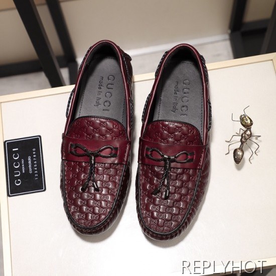 Gucci 2020 Mens Leather Loafer