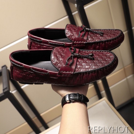 Gucci 2020 Mens Leather Loafer