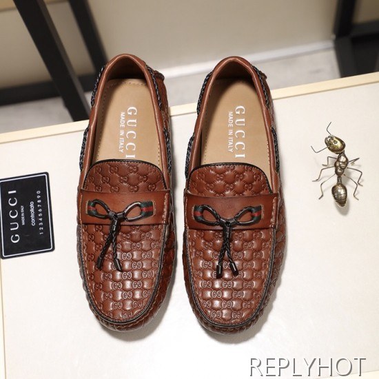 Gucci 2020 Mens Leather Loafer