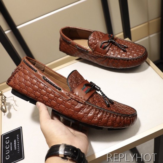 Gucci 2020 Mens Leather Loafer